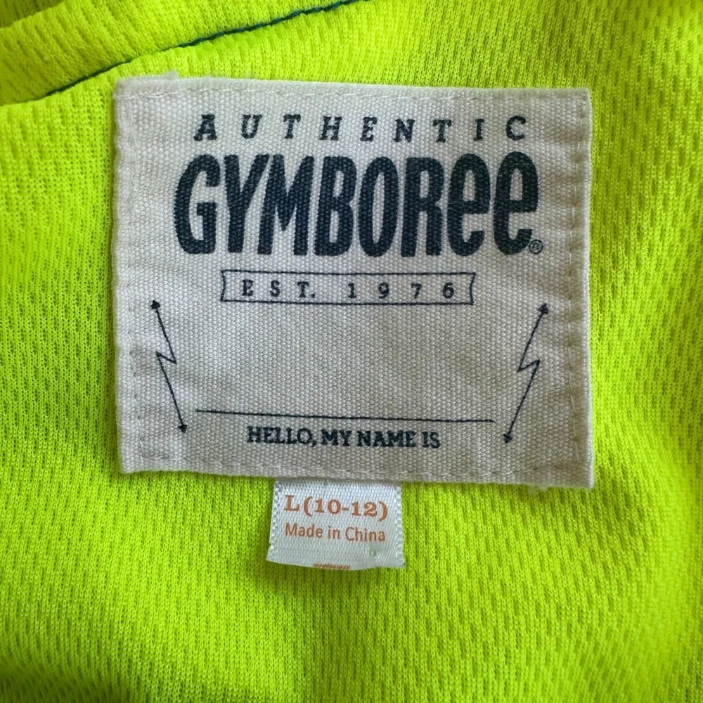 Gymboree‎ Boys Blue Geometric Camo Windbreaker Rain Jacket Mesh Lined L 10-12